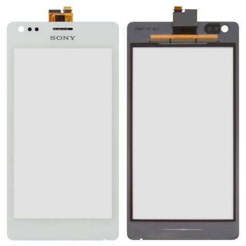 Сенсорный экран для Sony C1904 Xperia M, C1905 Xperia M, C2004 Xperia M Dual, C2005 Xperia M Dual, белый