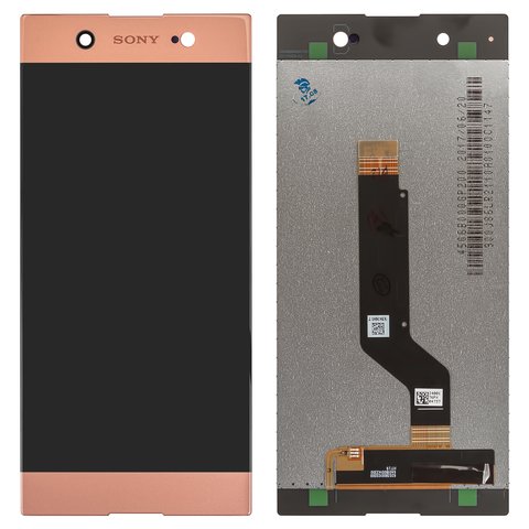 Дисплей для Sony G3212 Xperia XA1 Ultra Dual, G3221 Xperia XA1 Ultra, G3223 Xperia XA1 Ultra, G3226 Xperia XA1 Ultra Dual, рожевий, Original PRC