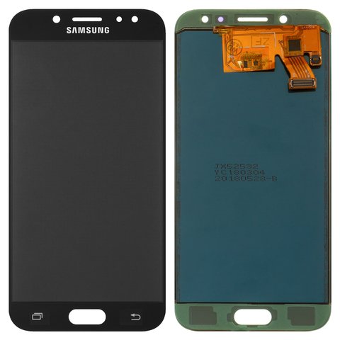 Дисплей для Samsung J530 Galaxy J5 2017 , чорний, без регулювання яскравості, без рамки, Сopy, TFT 