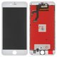 Дисплей для iPhone 6S Plus, белый, с рамкой, Copy, Tianma, с пластиками камеры и датчика приближения