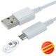 USB кабель Samsung, USB тип-A, micro-USB тип-B, 80 см, белый, Original, #GH39-01710D