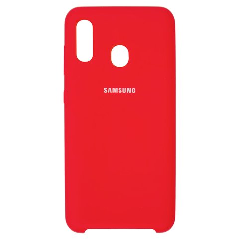 Чохол для Samsung A205 Galaxy A20, A305 Galaxy A30, M107F DS Galaxy M10s, червоний, Original Soft Case, силікон, red 14 