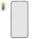 Захисне скло Baseus для Apple iPhone 12 mini, 0,23 мм 9H, Pet Soft, 5D Full Glue, чорний, комплект 2 шт, #SGAPIPH54N-PE01