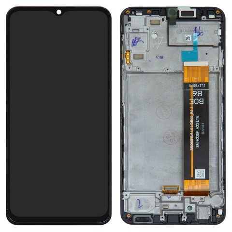 Дисплей для Samsung A235 Galaxy A23, чорний, з рамкою, Original PRC 