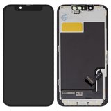 Дисплей для iPhone 13 mini, черный, с рамкой, High Copy, (OLED), OEM Hard, SL