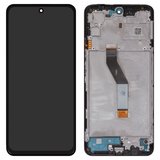 Дисплей для Xiaomi Poco M4 Pro 5G, Redmi Note 11 5G, Redmi Note 11S 5G, Redmi Note 11T 5G, черный, с рамкой, Original (PRC)