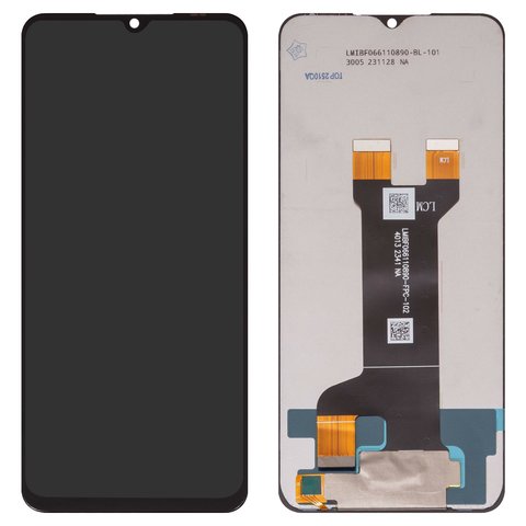 Дисплей для ZTE Nubia Gaming Neo 5G, Nubia Neo 8150N , чорний, без рамки, Оригінал переклеєне скло 