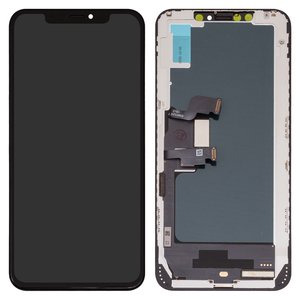 Дисплей для iPhone XS Max, черный, с рамкой, Copy, TFT , ZY, LTPS HD+