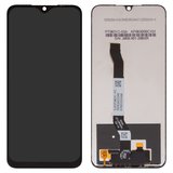 Дисплей для Xiaomi Redmi Note 8 (2021), черный, без логотипа, без рамки, Оригинал (переклеено стекло)