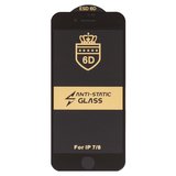 Захисне скло ESD 6D для Apple iPhone 7, iPhone 8, сумісне з чохлом, Full Glue, Anti-Static, (без упаковки), чорний