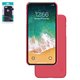 Case Nillkin Super Frosted Shield compatible with iPhone XS Max, (red, with support, with logo hole, matt, plastic) #6902048164703
