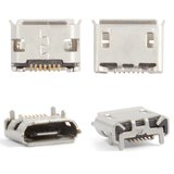 Charge Connector compatible with Samsung B3310, B7610, C3300, C5510, I5500 Galaxy 550, I9070 Galaxy S Advance, I9100 Galaxy S2, I9103 Galaxy R, M3710, M7500, M7600, S3550, S5150 La Fleur DIVA, S5510, S5560, S5600, S5600v, S5603, S7070, (7 pin, micro USB type-B)