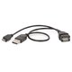 Cable micro-USB OTG, alimentación USB, 2 en 1, tipo2