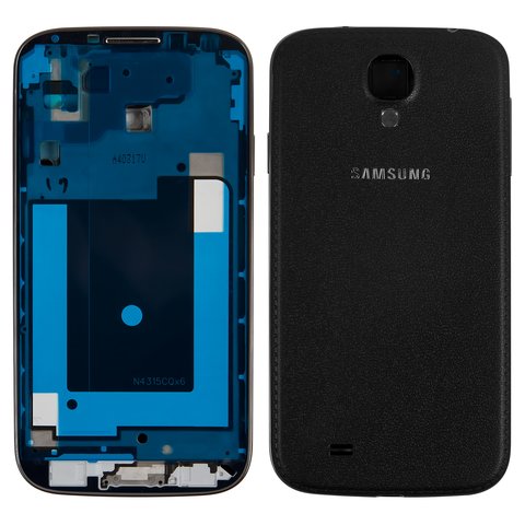 Housing compatible with Samsung I9500 Galaxy S4, black, Black Edition 