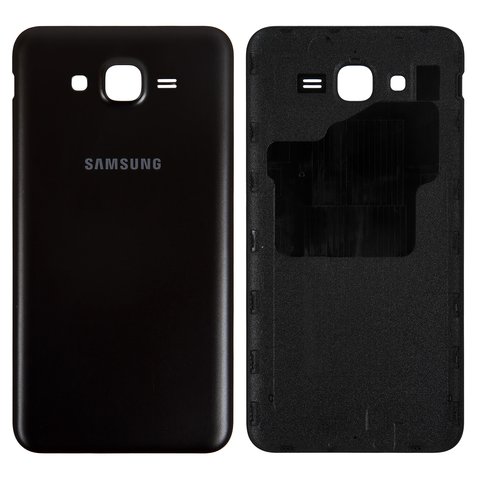 Battery Back Cover compatible with Samsung J700H DS Galaxy J7, black 