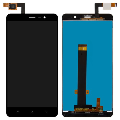 Pantalla LCD puede usarse con Xiaomi Redmi Note 3, Redmi Note 3 Pro, negro, 147*73 mm