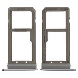 SIM Card Holder compatible with Samsung G930F Galaxy S7, (black)