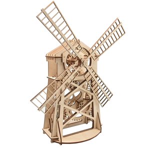 Механический 3D пазл Wood Trick Мельница