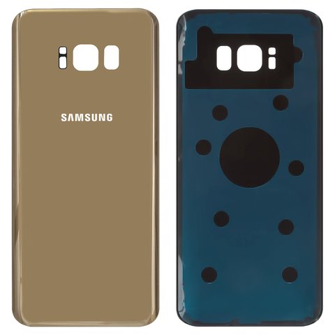 Housing Back Cover compatible with Samsung G955F Galaxy S8 Plus, golden, Original PRC , maple gold 