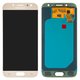LCD compatible with Samsung J530 Galaxy J5 (2017), (golden, without frame, original (change glass) )