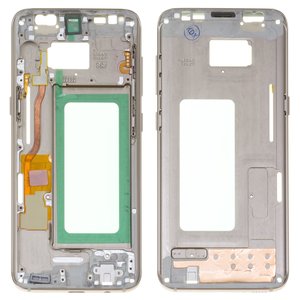 Housing Middle Part compatible with Samsung G950FD Galaxy S8, golden, maple gold 