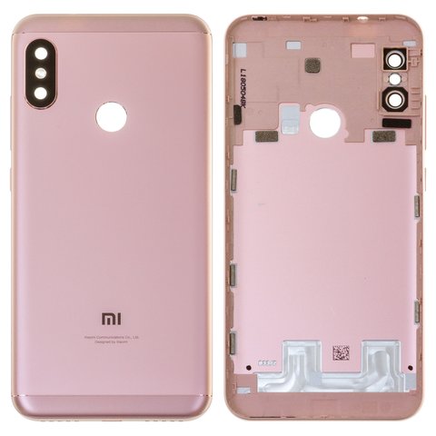 Housing Back Cover compatible with Xiaomi Mi A2 Lite, Redmi 6 Pro, pink, M1805D1SG 