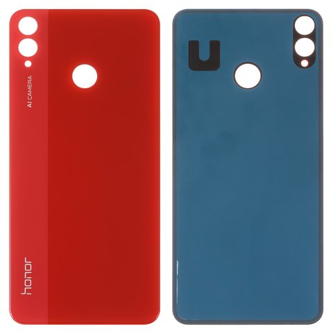Housing Back Cover compatible with Huawei Honor 8X, red 