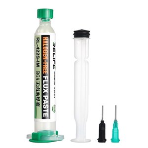 Fundente en pasta RELIFE RL 422S IM, para soldadura sin plomo, actividad alta, 10 ml