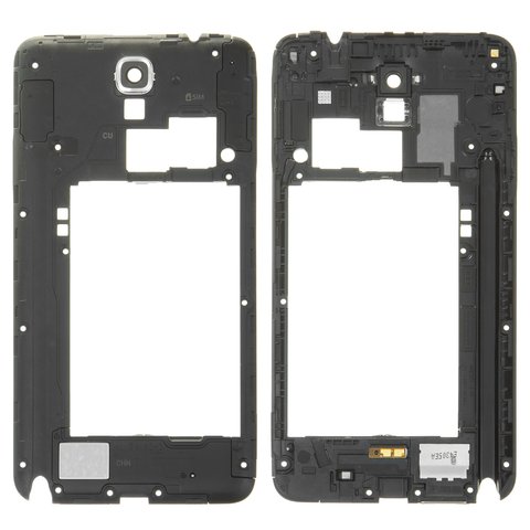 Housing Middle Part compatible with Samsung N7502 Note 3 Neo Duos, black 