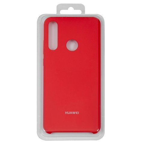 Case compatible with Huawei Y6p, red, Original Soft Case, silicone, red 14  