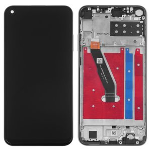 Pantalla LCD puede usarse con Huawei P40 Lite E, Y7p, negro, con marco, Original PRC , ART L28 ART L29 ART L29N