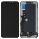 LCD compatible with iPhone XS, (black, with frame, AAA, (TFT), JK)