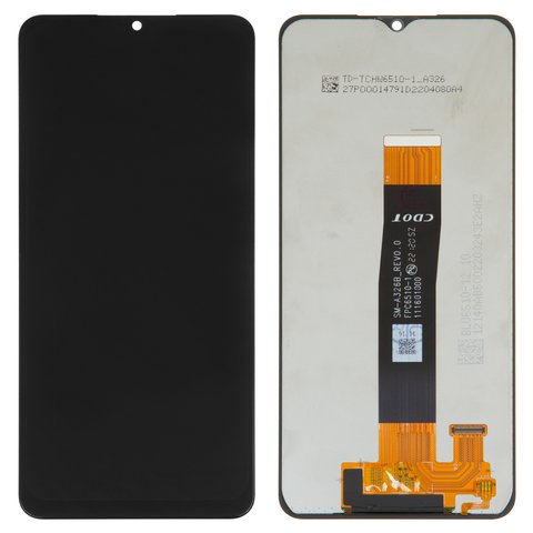 LCD compatible with Samsung A326 Galaxy A32 5G, black, without frame, Original PRC , SM A326B_REV0.0 