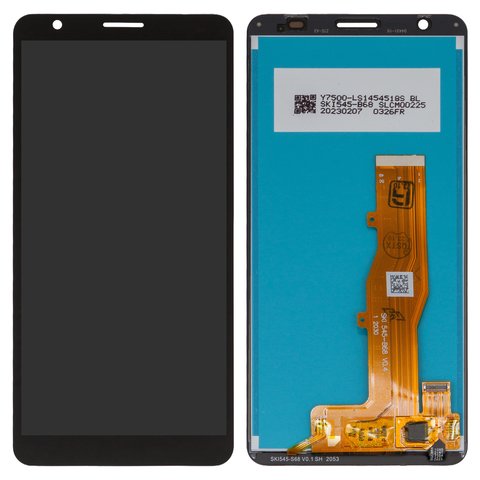 LCD compatible with ZTE Blade A3 2020 , black, without frame, Original PRC , SKI 545 B68 V0.4 