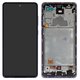 LCD compatible with Samsung A725 Galaxy A72, A726 Galaxy A72 5G, (purple, with frame, Original (PRC))