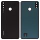 Housing Back Cover compatible with Huawei Honor 8X, (black, with camera lens)