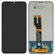 LCD compatible with Nokia C21 Plus, (black, without logo, without frame, High Copy)