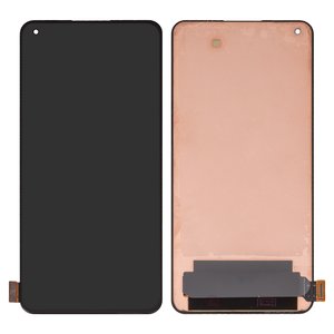 LCD compatible with Xiaomi Mi 11 Lite, Mi 11 Lite 5G, black, without frame, original change glass  #WM6556Z21 1
