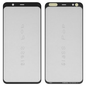 Стекло корпуса G+OCA PRO для Google Pixel 4 XL, с OCA пленкой, черное