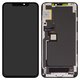 LCD compatible with iPhone 11 Pro Max, (black, with frame, AAA, (TFT), GXYK)