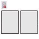 Housing Glass G+OCA PRO compatible with iPad Air 13 2024, iPad Air 13 2025, (with OCA film, black)