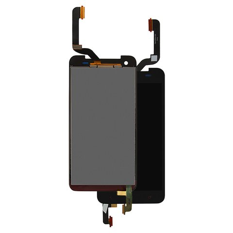 LCD compatible with HTC X920e Butterfly, black, without frame 