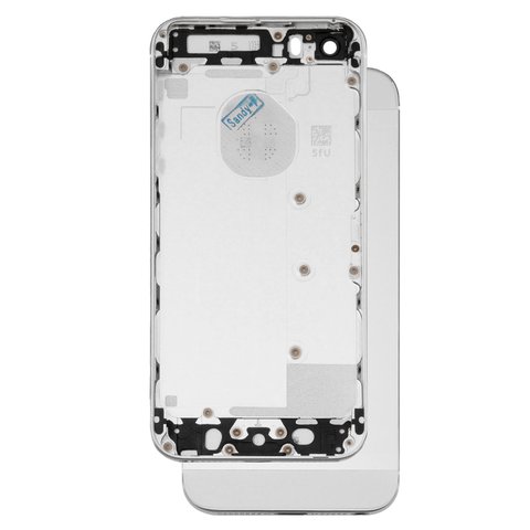 Housing compatible with Apple iPhone 5SE, white, HC 