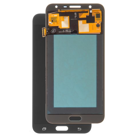 LCD compatible with Samsung J701 Galaxy J7 Neo, black, with light adjustable, Best copy, without frame, Copy, TFT  