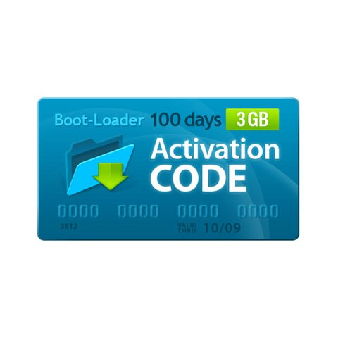 Boot Loader v2.0 Activation Code 100 days, 3 GB 