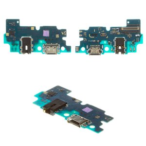Flat Cable compatible with Samsung A505F DS Galaxy A50, charge connector, with microphone, Original PRC , charging board 