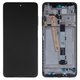LCD compatible with Xiaomi Poco X3 NFC, Poco X3 Pro, (black, with frame, Original (PRC), M2102J20SG, M2102J20SI, M2007J20CG, M2007J20CT)