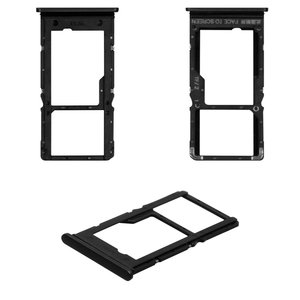 SIM Card Holder compatible with Xiaomi Poco M4 Pro 5G, black 
