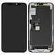 LCD compatible with iPhone 11 Pro, (black, with frame, AAA, (TFT), ZY)