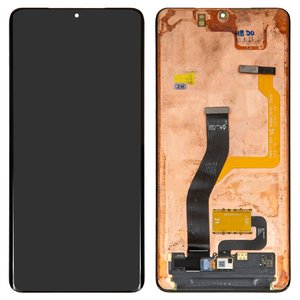 Дисплей для Samsung G998 Galaxy S21 Ultra 5G, черный, без рамки, Оригинал переклеено стекло 